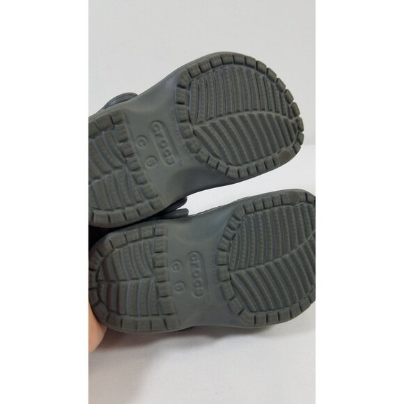 Crocs Toddlers Classic Clogs Gray Size 5 Kids GUC - Picture 8 of 8